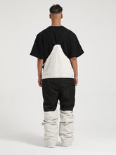 Gsou Snow Men's Colorblock Ski Bibs